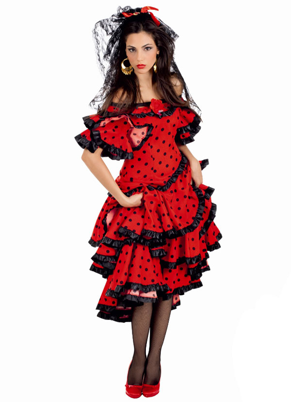 Spanisches Tanzkleid Tänzerin Latina Sexy Flamenco Kostüm Tanzkleider Damenkleid Ebay